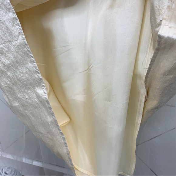 ABS Collection By Allen Schwartz 100% Silk Strapless Dress Size 2 - Picture 6 of 12